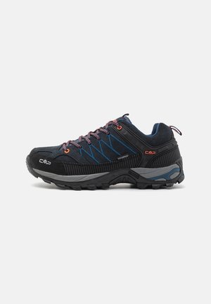 RIGEL LOW TREKKING SHOES WP - Zapatillas de senderismo - blue/orange