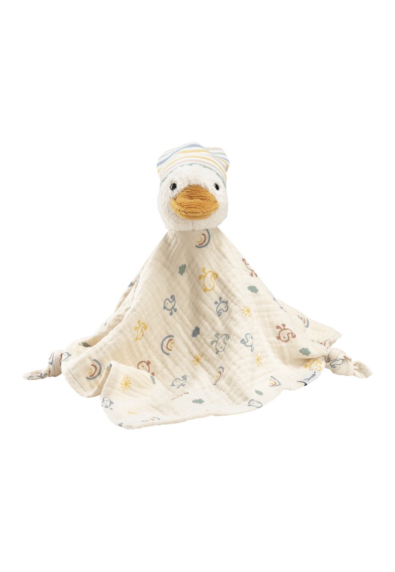 Sterntaler Baby Mobile Eend Edda Lou, muziekmobiel voor jongens en meisjes met de melodie Brahms wiegliedje en witte stangen, slaaphulp