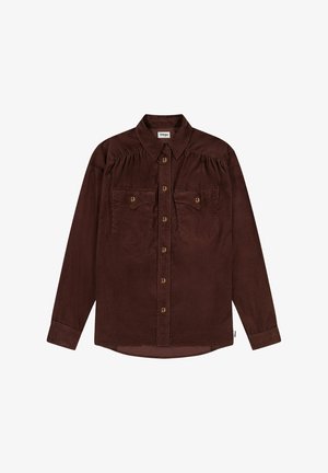 Wrangler LONG SLEEVE YOKE WESTERN FOR LOOSE FIT - Camicia - mahogany