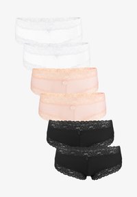 Unselected, weiß schwarz apricot