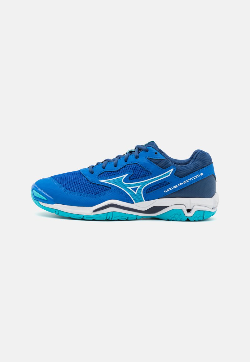 Mizuno WAVE PHANTOM 3 - Kézilabdacipő - mugen blue/white/estate blue