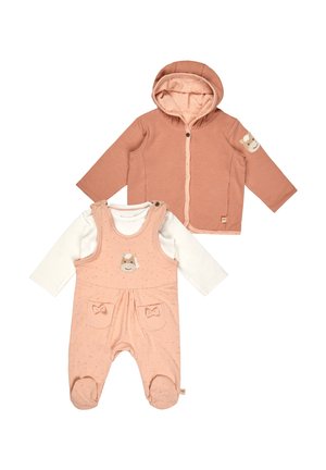 Sterntaler, SET BABYJACKE UND STRAMPLER UNISEX - Light jacket - aprikose