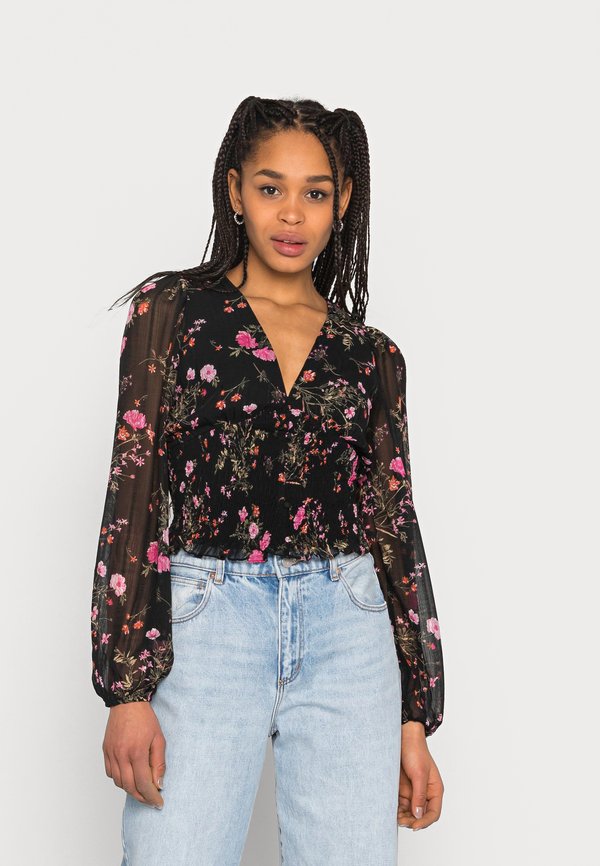 VMROSA V NECK SMOCK - Long sleeved top