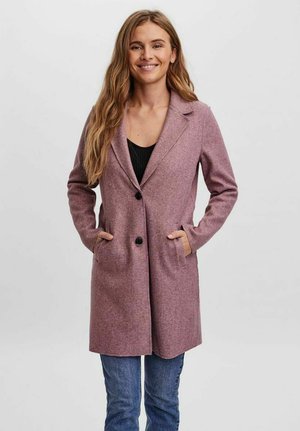 LONG - Short coat - rose brown