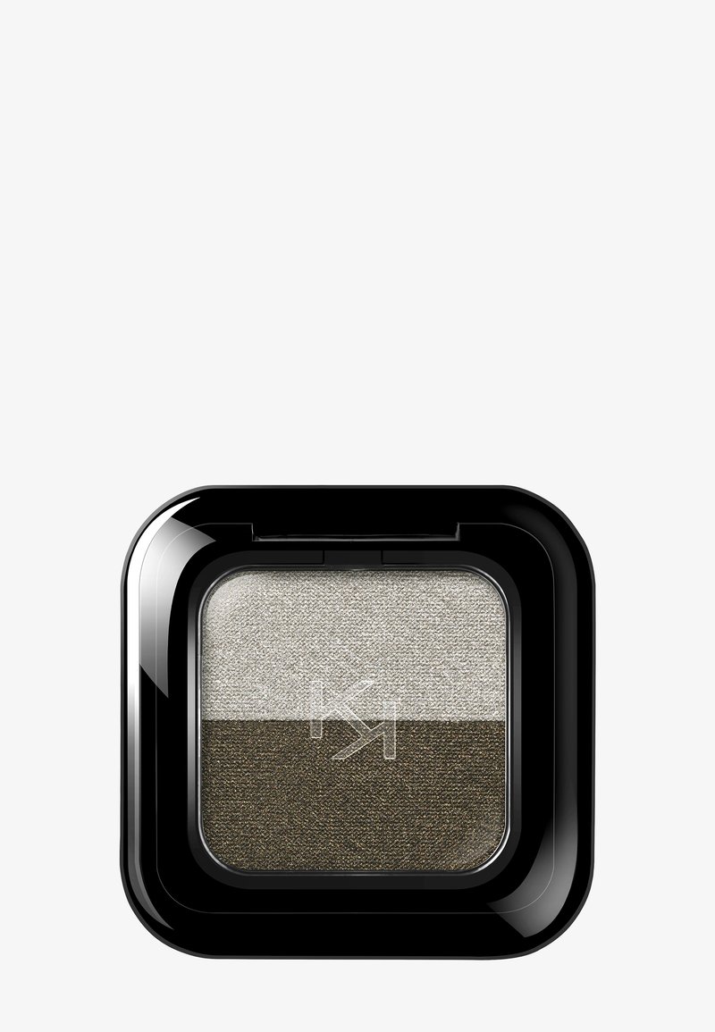 KIKO Milano - BRIGHT DUO EYESHADOW - Oogschaduw - warm silver / jungle green, Vergroten