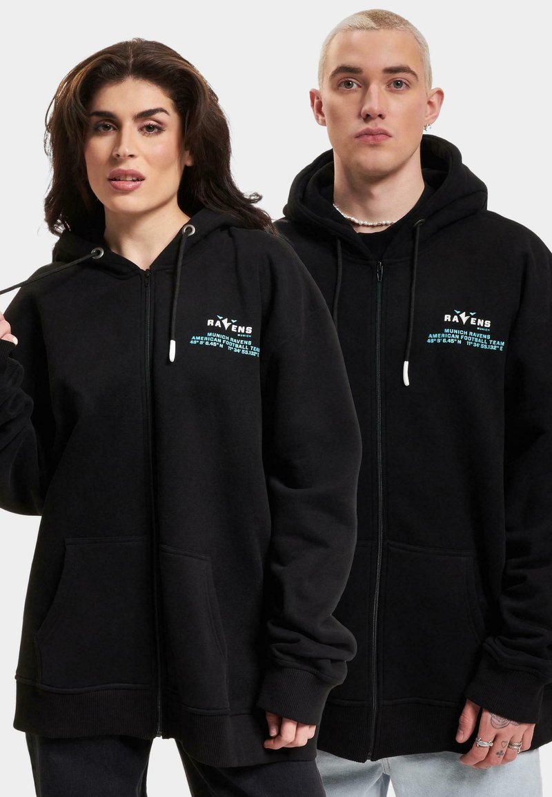 DEF Zip-up sweatshirt - black - Zalando.ie