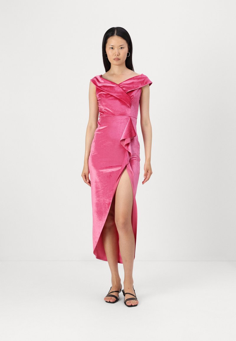 WAL G. HAILY RUFFLE MAXI - Svečana odjeća - rose pink