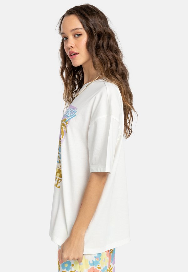 WAKE UP AND STOKE - Print T-shirt - salt crystal4