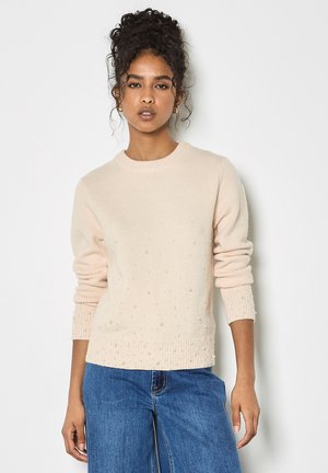 Strickpullover - stone