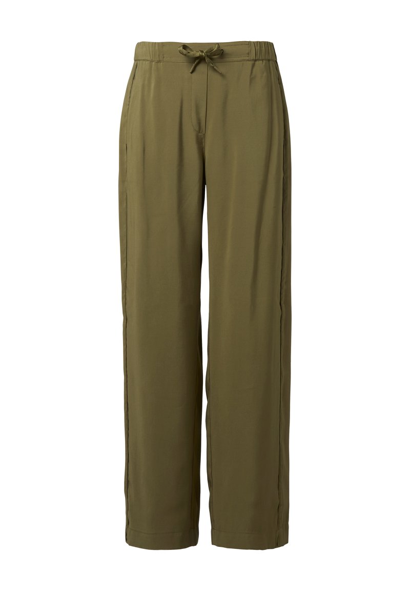 comma casual identity Broek donkergroen