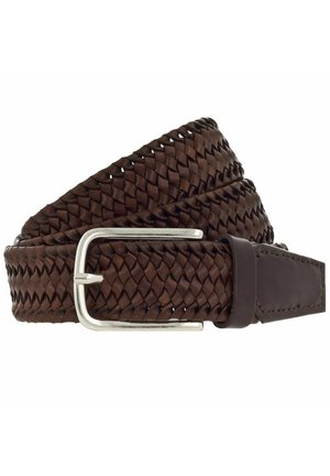Vanzetti Gevlochten riem - dunkelbraun