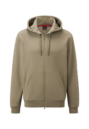 Zip-up sweatshirt - khaki