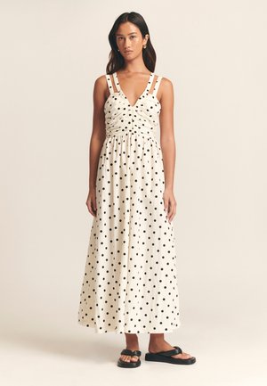 ASHLI  - Maxikleid - white base spot
