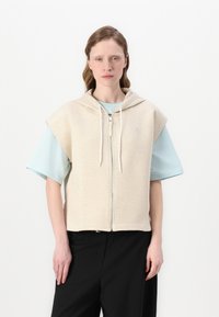 BOSS - EVRENA - Zip-up sweatshirt - open white Thumbnail Image 1