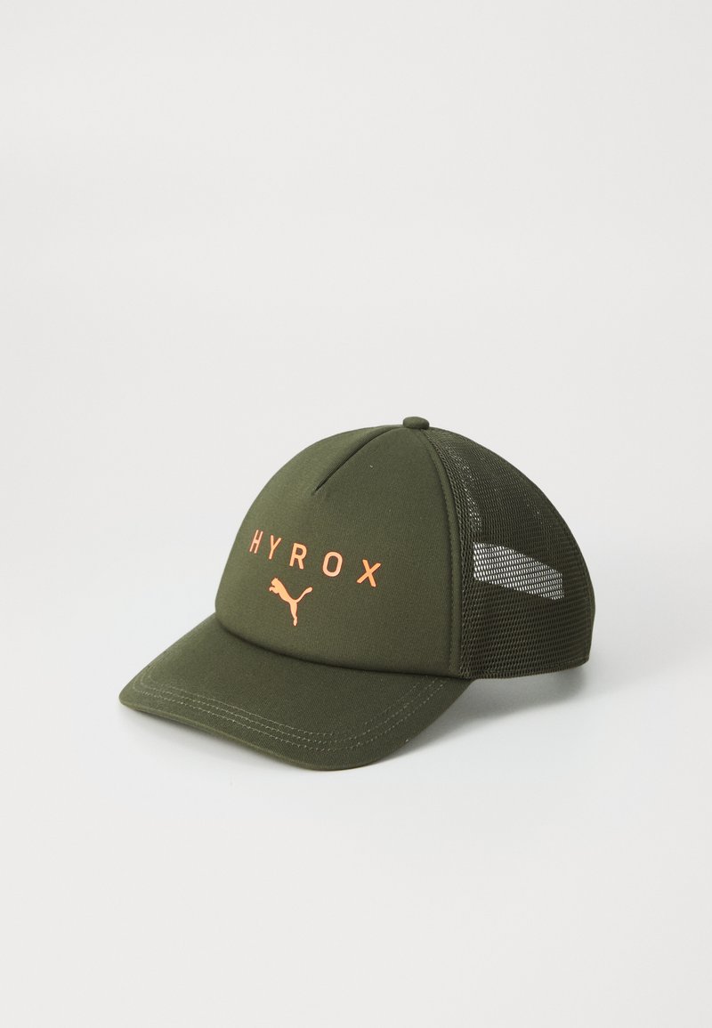 Puma HYROX TRUCKER - Cap - dark olive/olive - Zalando