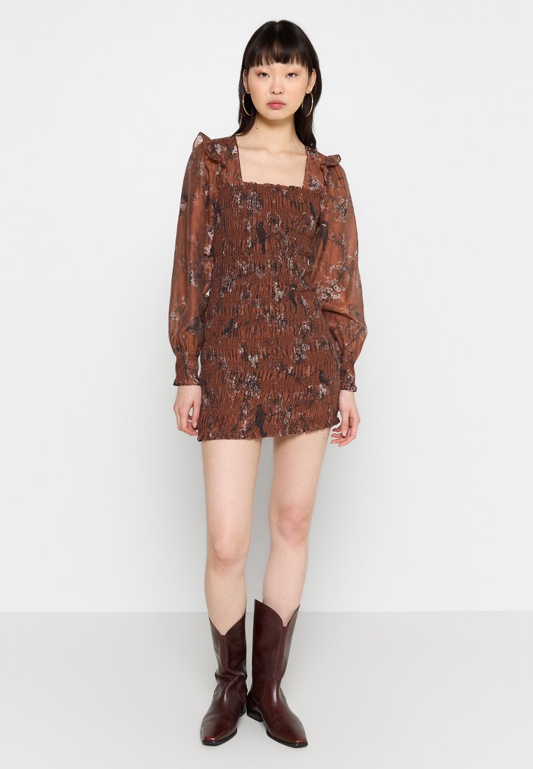 AllSaints Blousejurk bruin AllSaints Blousejurk bruin