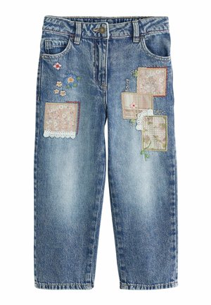 Next, EMBROIDERED STRAIGHT LEG JEANS - Laza szabású farmerek - patchwork