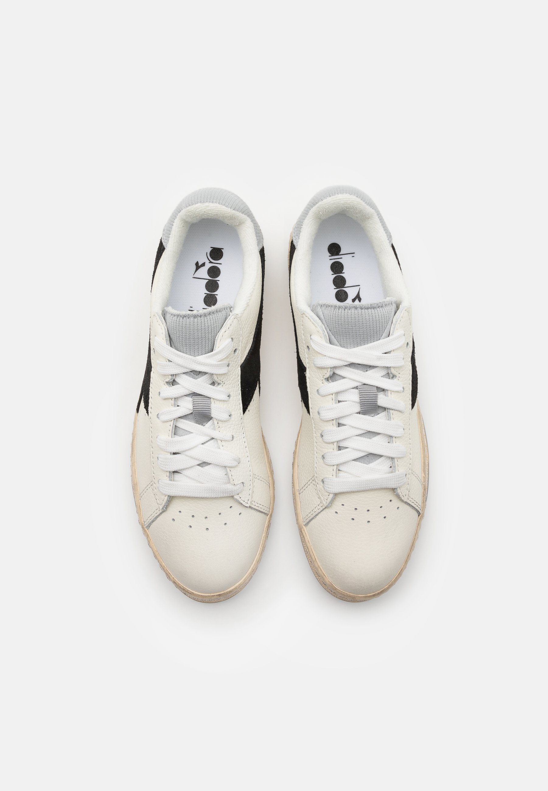 Diadora GAME ICONA UNISEX - Trainers - white/black/high rise/white -  Zalando.co.uk