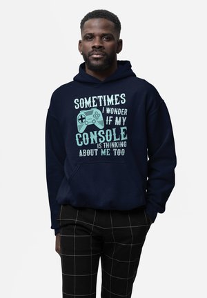 VIDEOGAMES DUKE SONS GAMING CONSOLE - Kapuzenpullover - navy blue