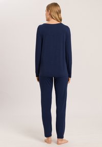 Hanro NATURAL ELEGANCE SET - Pyžamová sada - deep navy