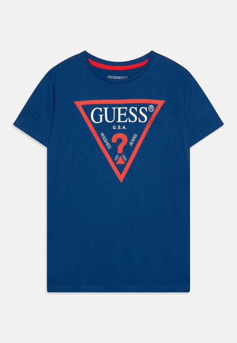 Guess JUNIOR CORE - Trükipildiga T-särk - blue maya