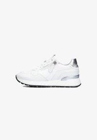 Niet geselecteerd, weiss/silber nappa metal