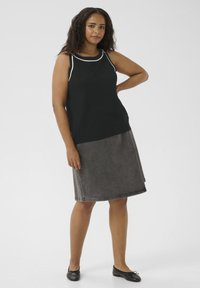 Kaffe Curve Top - black deep
