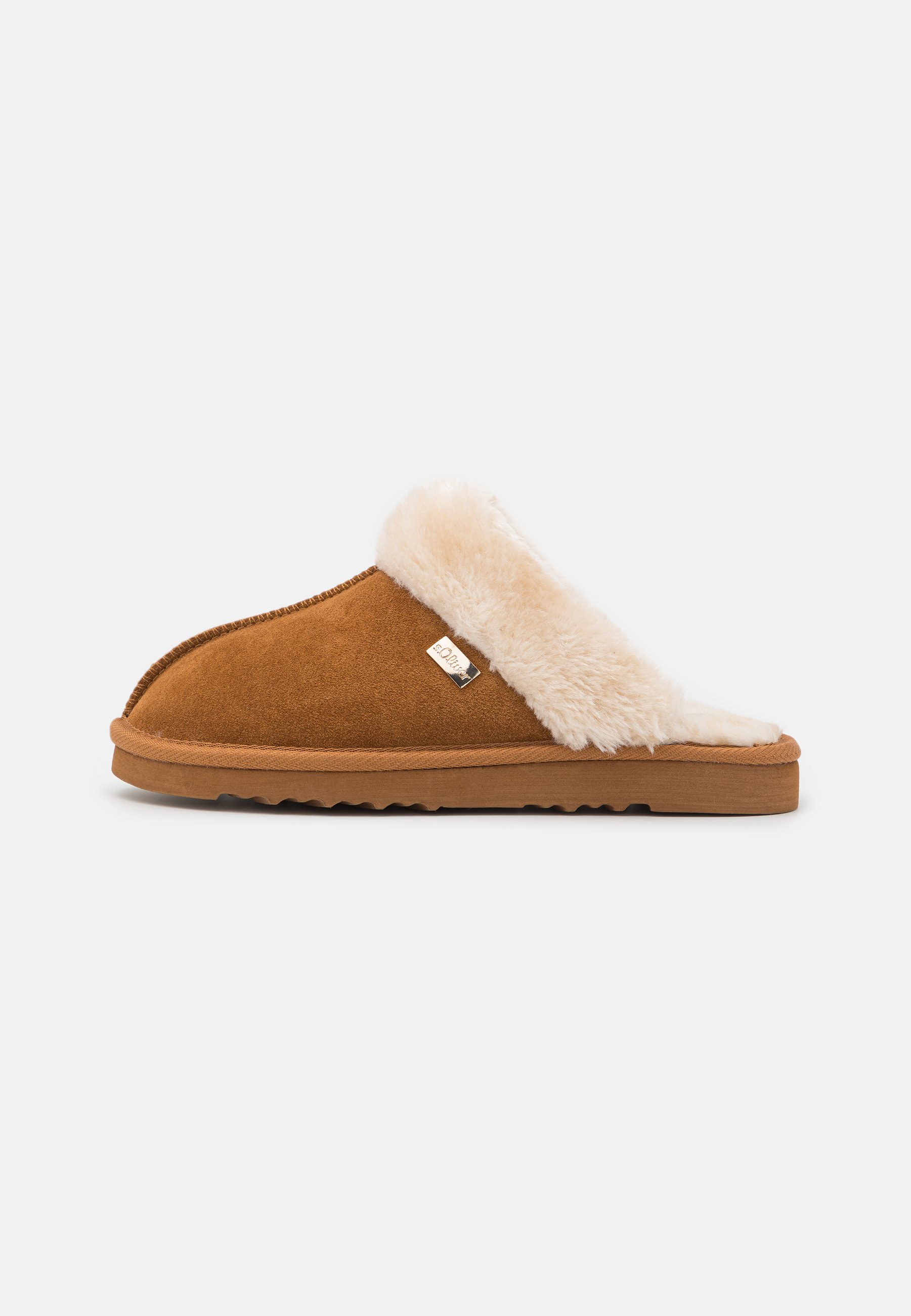 s.Oliver Pantoffels - tan - Zalando.nl