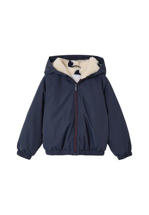 Vertbaudet, VERTBAUDET JACKE MÄDCHEN MIT TEDDYFLEECE-FUTTER - Fleece jacket - marine