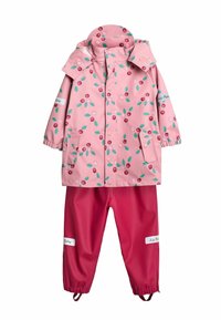 JoJo Maman Bébé SET 2 PIECE REGULAR FIT - Parkatakki - pink