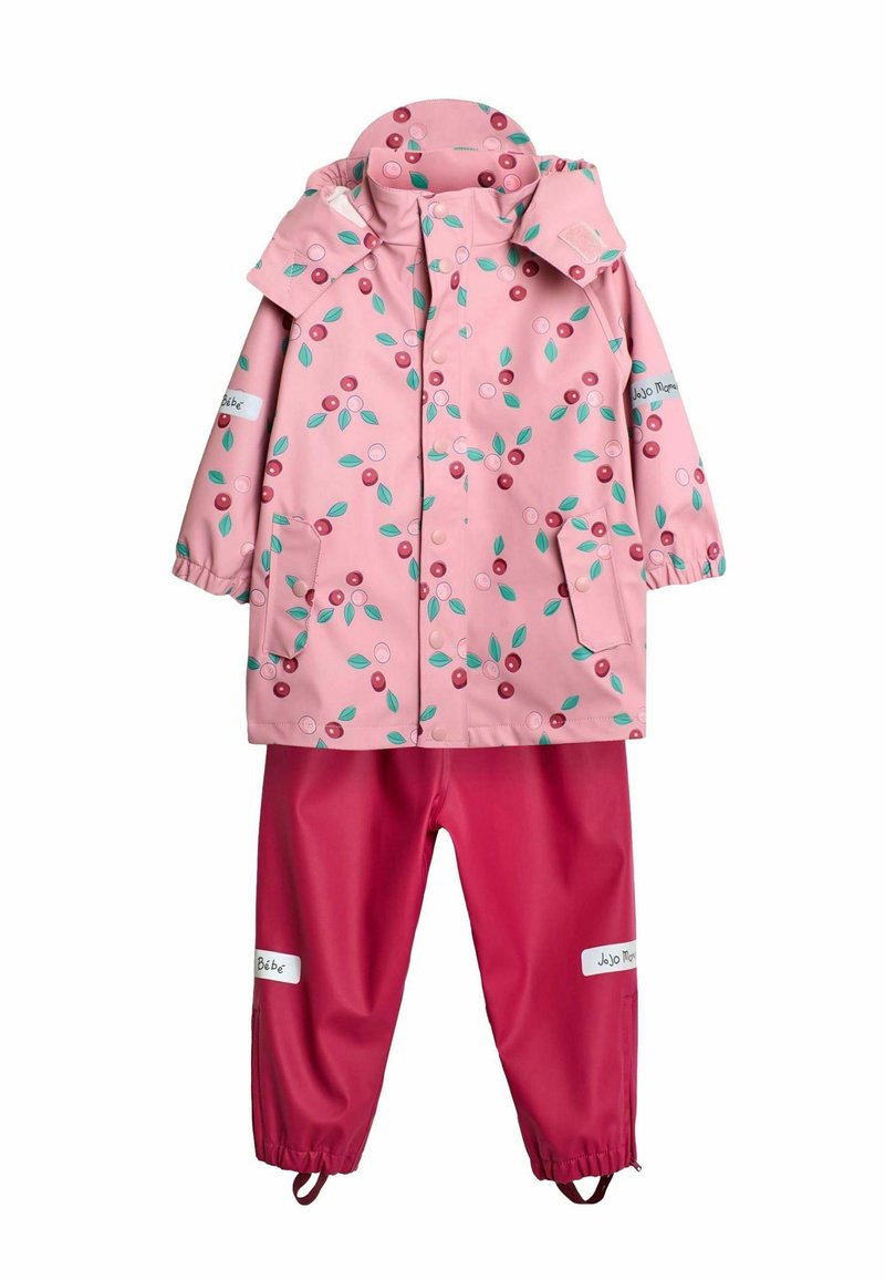 JoJo Maman Bébé SET 2 PIECE REGULAR FIT - Parkatakki - pink