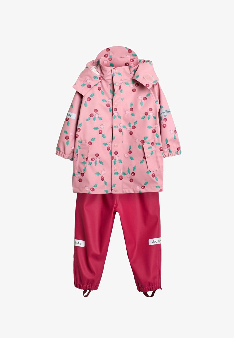 JoJo Maman Bébé SET 2 PIECE REGULAR FIT - Parkatakki - pink