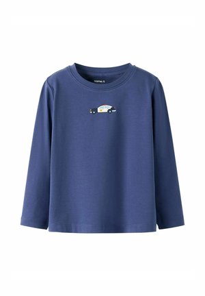 Langærmet T-shirt - blue indigo