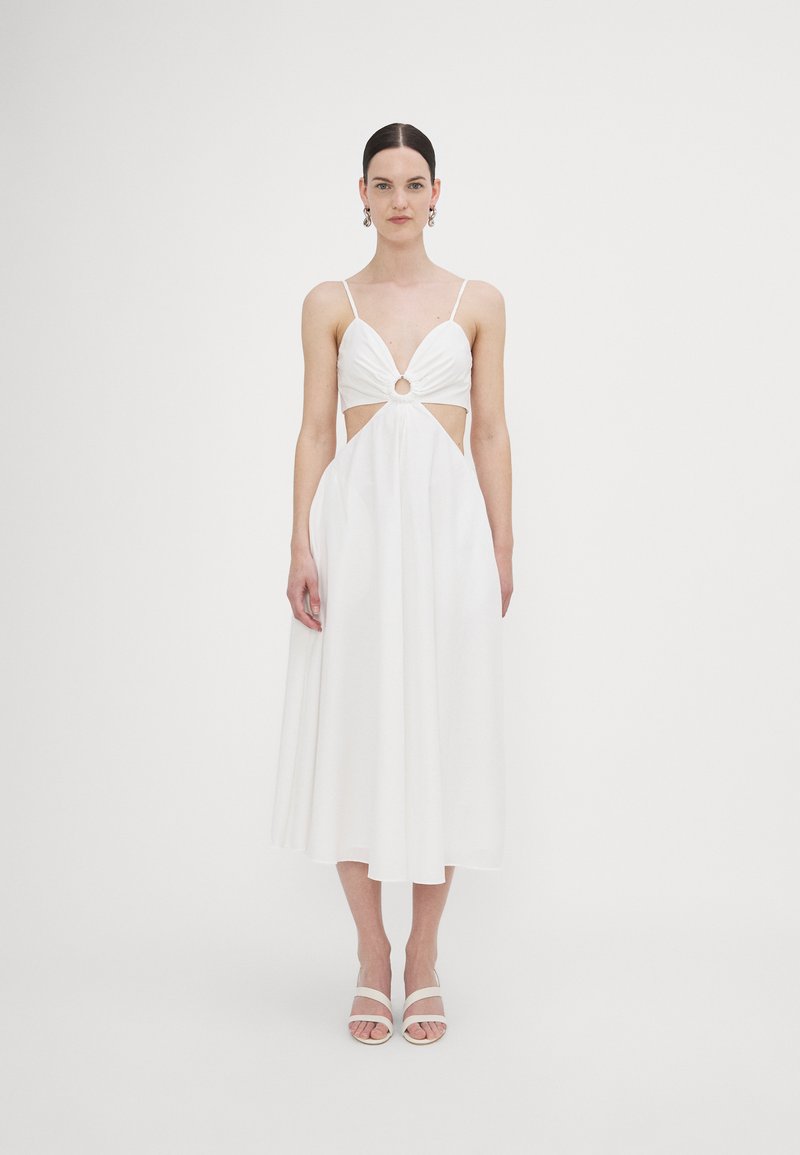 MICHAEL Michael Kors - CUT OUT RING DRESS - Freizeitkleid - white, Vergrößern