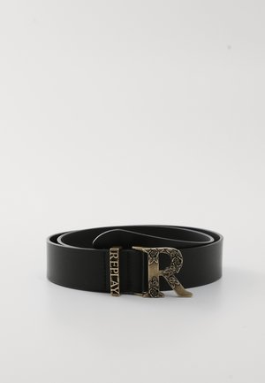 FLOWER LOGO BUCKLE BELT - Belt - sun black