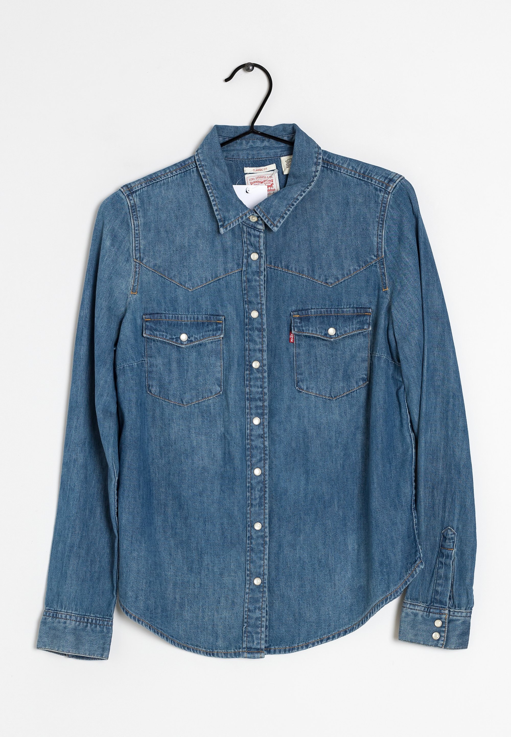 Levi's® Button-down blouse blue (Pre-owned)