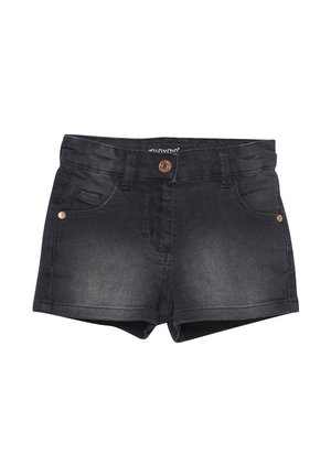 MISHORTS - Jeansshorts - grey black