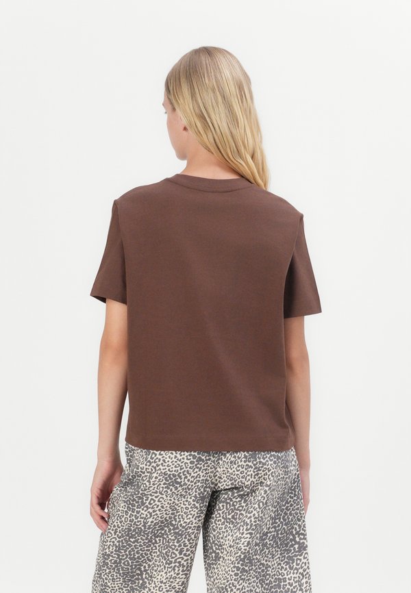 SLFESSENTIAL BOXY NOOS - Basic T-shirt - chestnut3