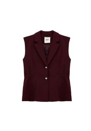 SLEEVELESS - Chaleco - bordeaux