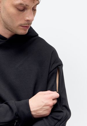 YOURTURN UNISEX ADAPTIVE RELAXED FIT SWEATSHIRT - Hoodie - black