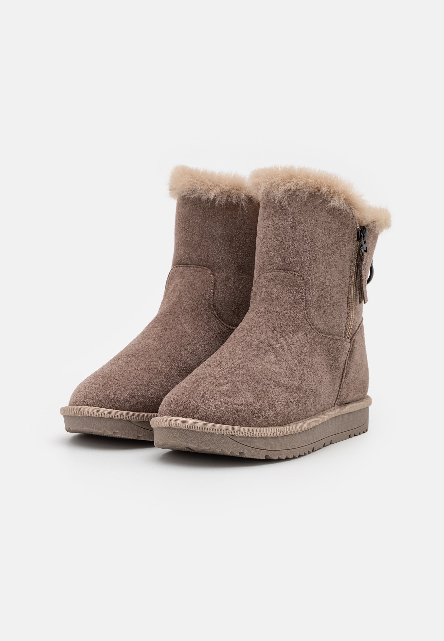 XTI Korte laarzen - taupe - Zalando.nl