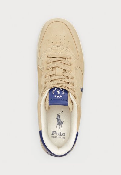 Polo Ralph Lauren MASTERS COURT SUEDE SNEAKER UNISEX - Sneakers - bone/light navy