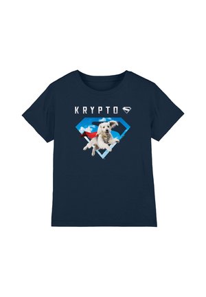 Warner Brothers, SUPERMAN 2025 KRYPTO SKY SHIELD UNISEX - T-Shirt print - dark blue