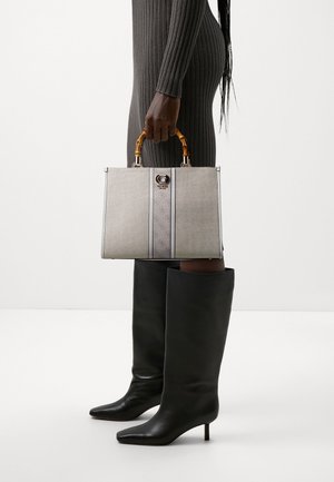 KERIMA - Handbag - natural/dove logo