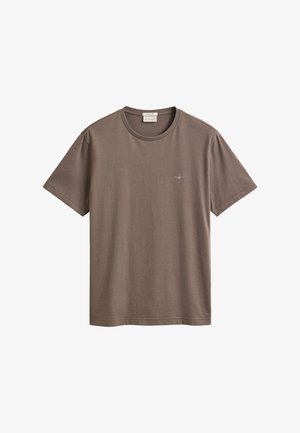 GANT, REG SHIELD - T-shirt basic - taupe