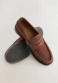 Next REGULAR FIT - SUEDE LOAFERS - Instappers - rust brown