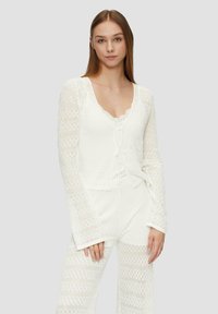 QS Strickjacke - ecru