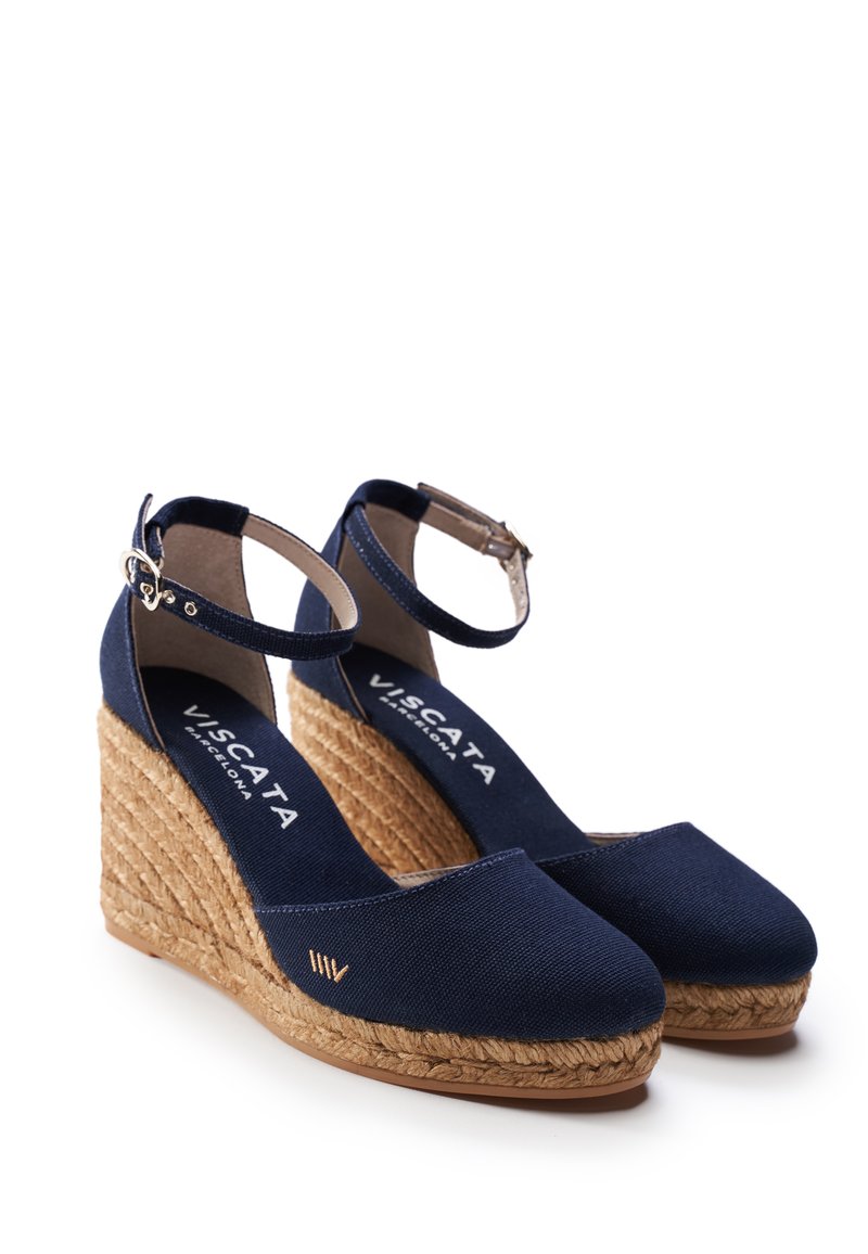 Damen Halbschuhe | VISCATA ESTARTIT Keilsandalette blue/blau - VX54471 Damen Halbschuhe | VISCATA ESTARTIT Keilsandalette blue/blau - VX54471