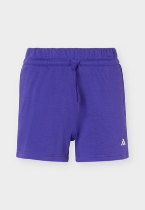adidas Sportswear, ESSENTIALS SMALL LOGO FEEL COZY SHORTS - Short de sport - pure purple/white