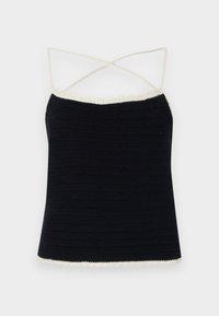 APRON TIE BACK - Topper - black